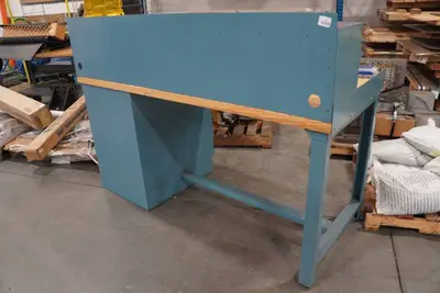 Industrial Workstation with Built-In Tool Box
