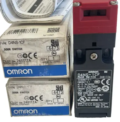 NEW LOT OF 2 OMRON D4NS-1CF SAFETY DOOR SWITCH D4NS1CF