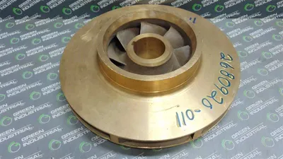 Unbranded 9 Vane Impeller 2-11/16" Bore 1/2"x1/4"x3-1/4" Keyway New