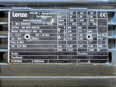 USED LENZE GST04-2M VBR 080C42