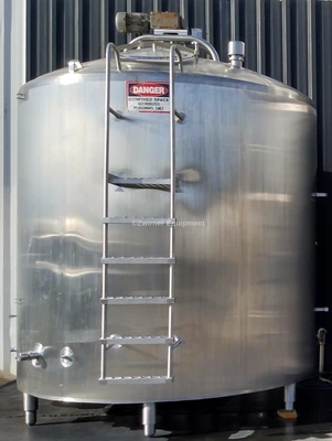 FELDMEIER 3,000 GALLON DOME TOP, FLAT BOTTOM, PRESSURE WALL PROCESSOR