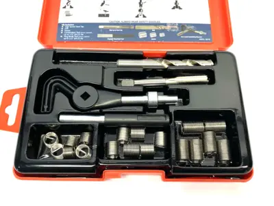 USED RECOIL PRO SERIES HELICAL INSERT THREAD REPAIR KIT, 6-INSERTS, EACH SIZE