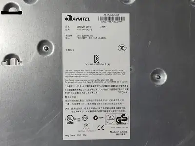 USED CISCO WS-C2960-24LC-S