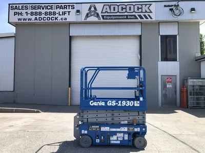 Used 2007 GENIE GS-1930 ELECTRIC SCISSOR LIFT Scissor Lifters Alberta CA | Adcock Equipment #1418060