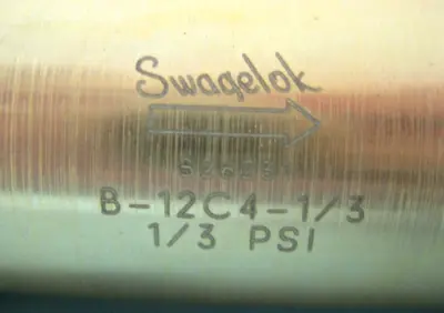 USED Swagelok B-12C4-1/3