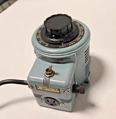 Powerstat SUPERIOR ELECTRIC 3PN116C Variable Autotransformer 120v 10a 1ph