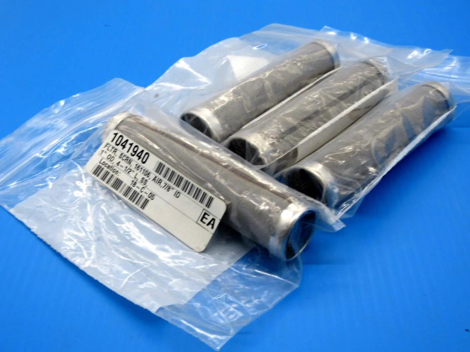 NEW LOT OF 4 UNBRANDED 161106 SCREEN FILTER 7/8" AIR FILTER