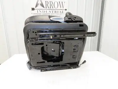 Grammer Forklift Seat Black Vinyl Adjustable Removed From Linde 1114891