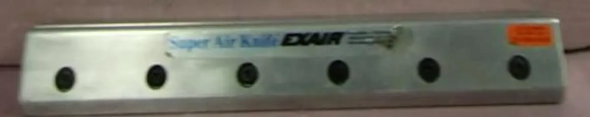QTY. 1. EXAIR 12" ALUMINUM SUPER AIR KNIFE 250 PSI...