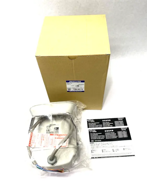 Used PATLITE AUDIBLE HORN STYLE ANNUNCIATOR WITH 32 PRE-PROGRAMMED ALARMS Misc Industrial Equipment | Maverick Industrial Sales #1099073