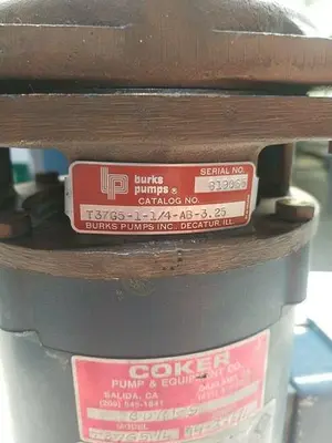 Franklin Electric Model 1313460106, Coker Pump & Equipment T37G51-1/4-AB-3.25