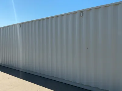 2026 40’L x 8’W x 9’ 6”T High Cube Shipping/Ground Container, swing doors on one end and four sets o...