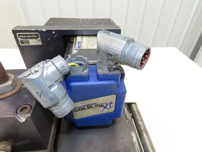 Rapid Air 104CJ Servo Feed Punch Press Metal Feeder 4" Wide Kollmorgen Goldline