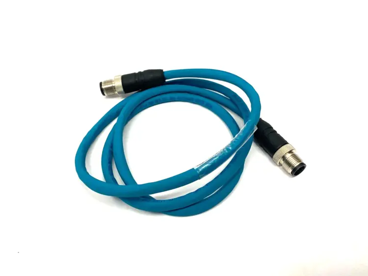 Used LUMBERG AUTOMATION SHIELDED DOUBLE ENDED CORDSET M12 MALE 4-PIN Cable & Wire | Maverick Industrial Sales #1113859