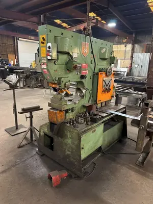 140 TON PEDDDINGHAUS MODEL #PEDDIMAX 110/140 HYDRAULIC IRONWORKER: STOCK #23285