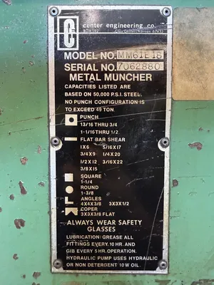 METAL MUNCHER MM61E18 Ironworkers | GMT (14)