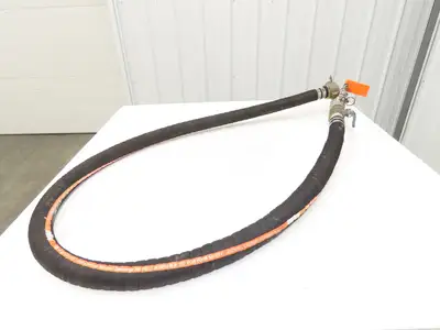 Mustang 1.5"ID x 9' 6" Acid Chemical Transfer Hose Camlok Ends 200 PSI