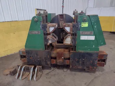 6" TO 24" SANRIKU MODEL #YS-800 HEAVY DUTY PIPE FACING MACHINE: STOCK #17948