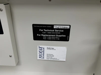 Used Nova Biomedical 59693 Cellular Analysis Systems Missouri US | BioLabTek #1464036