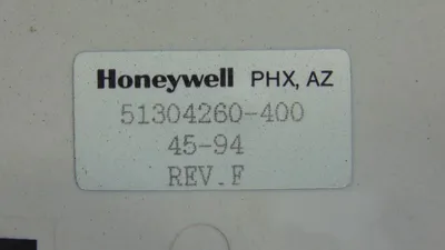 Honeywell 51304260-400 UCN Filler Panel Card Rev. F Used