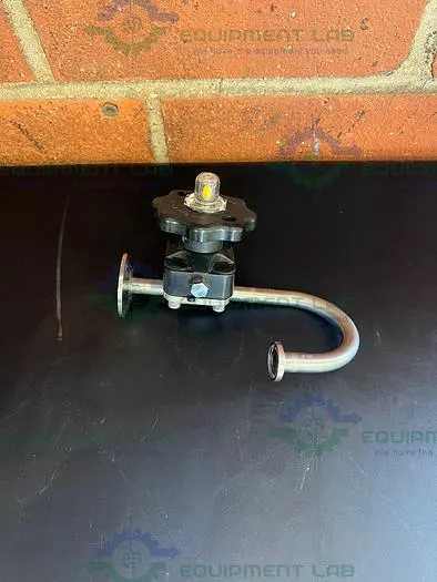 Used ITT PURE-FLO DIAPHRAGM .5-316L-RA20MAX-CWP 150 VALVE W/ 1/2" SANITARY FITTING Valves/Fittings California US | Equipment Lab #485612