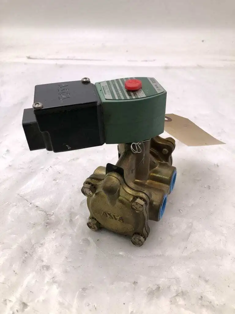 ASCO Red-Hat JKF8316G66 1/2″ NO Brass 2-Way Solenoid Valve 10-150PSI 6.1W
