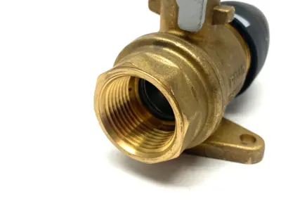 USED AIRNET BALL VALVE FEMALE 3/4" NPT TO DN20MM AIR TUBE
