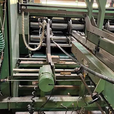 50” x 110” Serenco 2 Color Flexo Folder Gluer