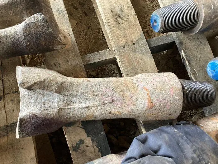 Used AFTERMARKET 5-5/8” DIAMETER X APPROX.. 12-1/2” LENGTH CABLE TOOL DRILLING CHISEL BIT Drills Pennsylvania US | East West Machinery & Drilling #1417264