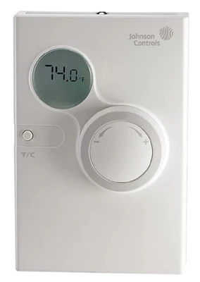 Johnson Controls NS-ATC7002-0 Network Zone Sensor, Temperature Only, w/ Display [Refurbished]