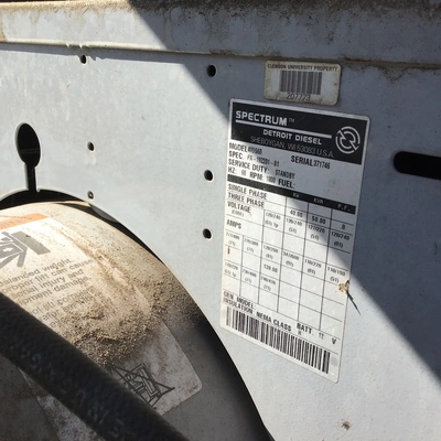 Spectrum 40DS60 Detroit Diesel 40KW Generator w/ Auto Transfer Switch