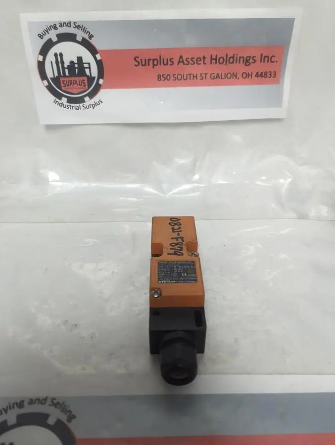 Used EFECTOR IME2015BFBOA Industrial Controls Ohio US | Surplus Asset Holdings #1363822