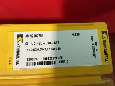 Used KENNAMETAL JMN2902791 / KCP20 Tooling & Accessories (Other) Ohio US | HGR 24 #1487034