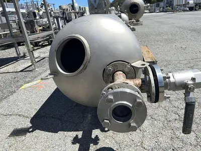 Tank, 190 Gallon, S/st, 55 PSI, DT/DB, Morfab #S744616