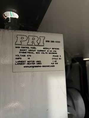 2016 PROGRESSIVE RECOVERY INC PV100 Printing & Converting, solvent recovery | Mark One Machinery (13)