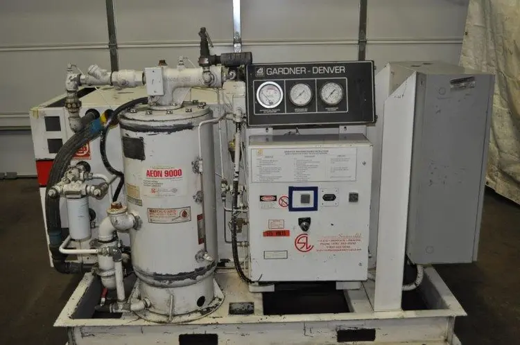 Used 2004 GARDNER DENVER EBH99G Rotary Screw & Sliding Vane Air Compressors | D & D Industries #438461