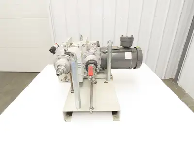 Trivac D16B Leybold 2-Stage Rotary Vane Vacuum Pump 16m³/h 1x10-4mbar 1.5Hp 3Ph