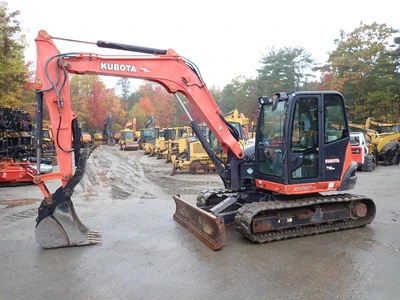 Used 2018 KUBOTA KX080-4 Excavators Massachusetts US | Brookside Equipment Sales #1558188