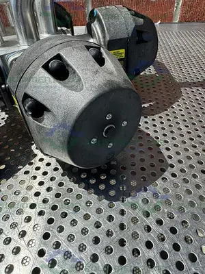 USED 5 ITT PURE FLO ADVANTAGE STAINLESS STEEL DIAPHRAGM VALVE W/ 1" SANITARY FITTINGS