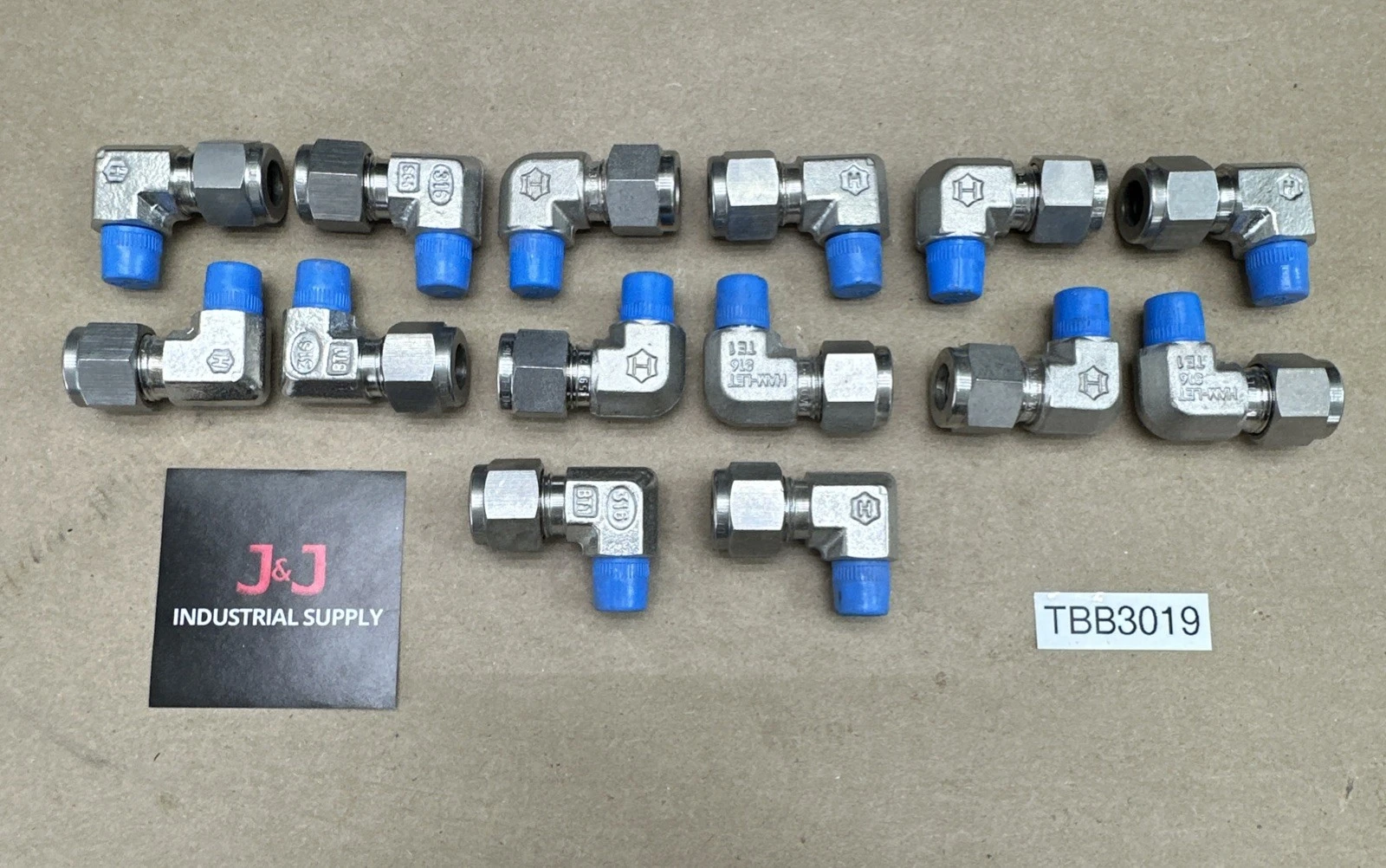NEW Ham-Let 3/8 Compression To 1/8
