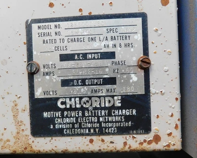 USED BATTERY CHARGER BATTERY CHARGER