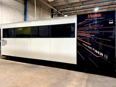 Used 2018 MAZAK OPTIPLEX 4020 FIBER II Laser Cutters Illinois US | Machine Factory Outlet #1262718