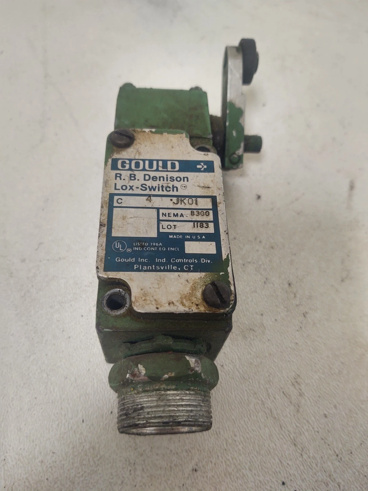🔥 GOULD R.B. DENISON C4-JK01 LIMIT SWITCH C4JK01