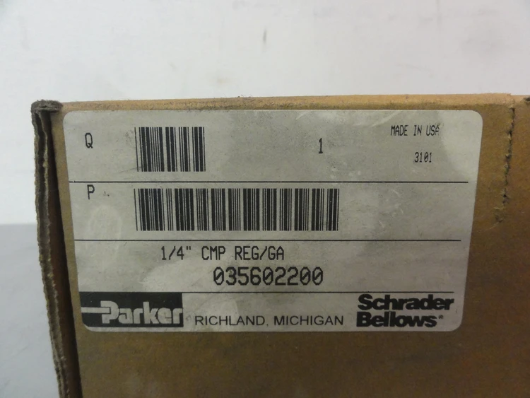 New | in-Stock PARKER 035602200 Air Pressure Regulators Connecticut US | BG Industrial Surplus #473178