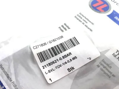 New | in-Stock Lorch Safety Valve Type 2108 21180621-0.8BAR, L-SVL-gepr.-1/4-0,8-MS Valves/Fittings Michigan US | Maverick Industrial Sales #1461074