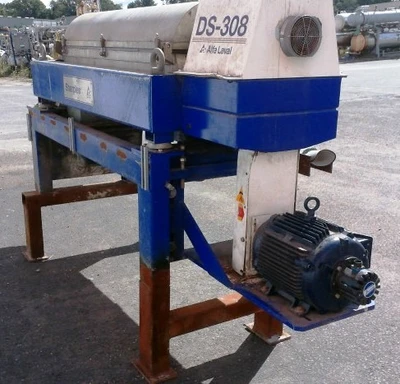 Sharples DS-308 Super-D-Canter centrifuge, 316SS.