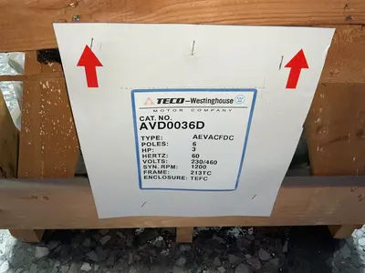 Used TECOWESTINGHOUSE 3A213D6002C Motors (misc) Ohio US | HGR 24 #1503661
