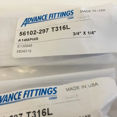 NEW ADVANCE FITTINGS  CORP 56102-297