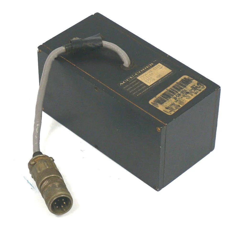 USED ACCU-CODER 755A-HD INCREMENTAL SHAFT ENCODER 0500CPR, 5/28VDC, 755AHD