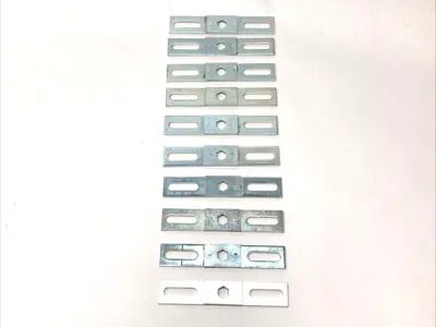 New | in-Stock Knapp Plate Cover Bracket 135mm Long x 25mm Wide LOT OF 10 Parts Michigan US | Maverick Industrial Sales #1395750